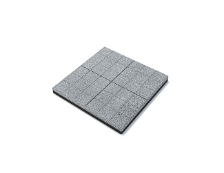 Резиновая плитка сетка 350x350 мм