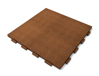 Резиновая плитка ласточкин хвост 1000х1000мм Рельеф